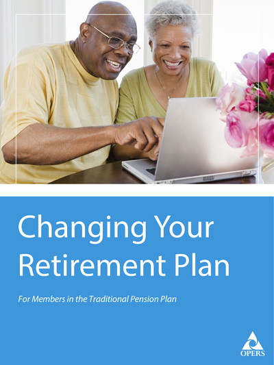 Changing Your Retirement Plan leaflet cover